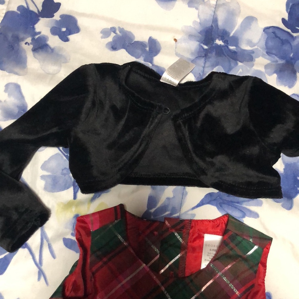 Baby dress With black bolero jacket and  panties - Picture 3 of 6